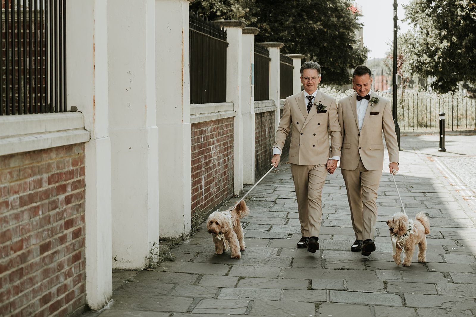 Duncan & Matt with their dogs